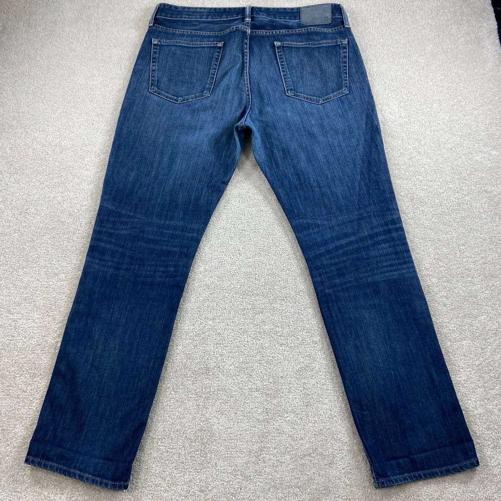 Bonobos The Blue Jean Mens 36x32 Blue Slim Fit Stretch Denim Pants